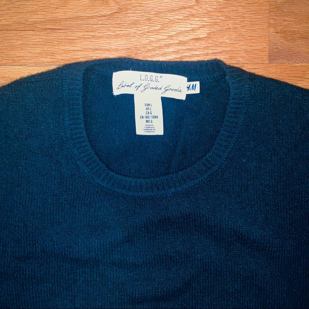 Forest Green H&M Crew Sweater
